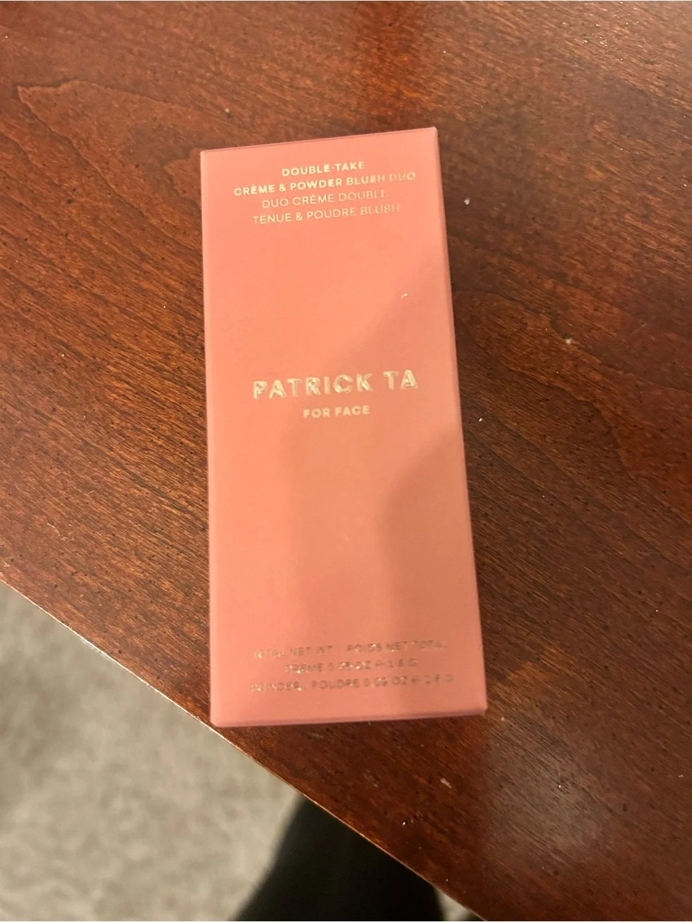 Patrick Ta She Left Me On Red Creme & Powder Cheek Duo - Warm Vivid Red new